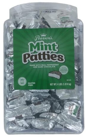 Pearson's Dark Chocolate Mint Pattie Changemaker Jar 240ct